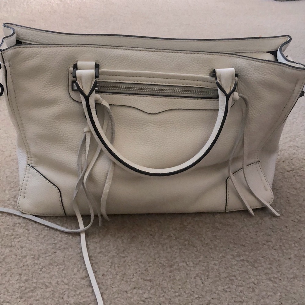 Ivory soft leather Rebecca Minkoff purse